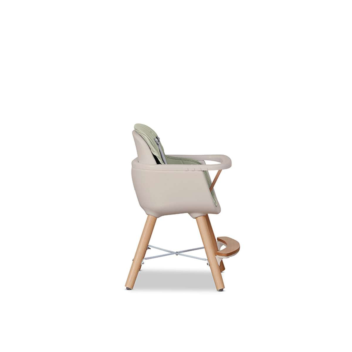 Jenson Natural Highchair - Sage Green - Mocka New Zealand