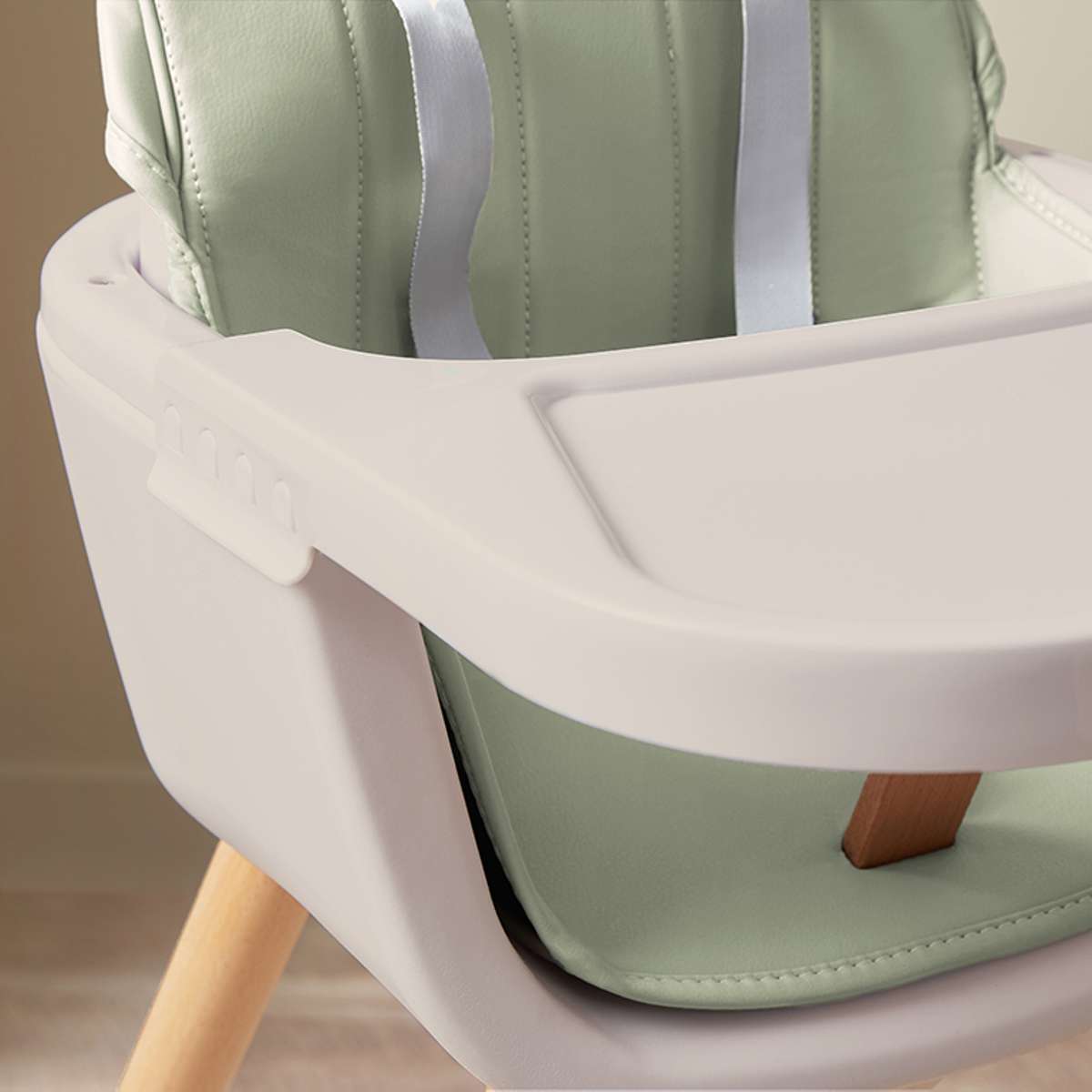 Jenson Natural Highchair - Sage Green - Mocka New Zealand