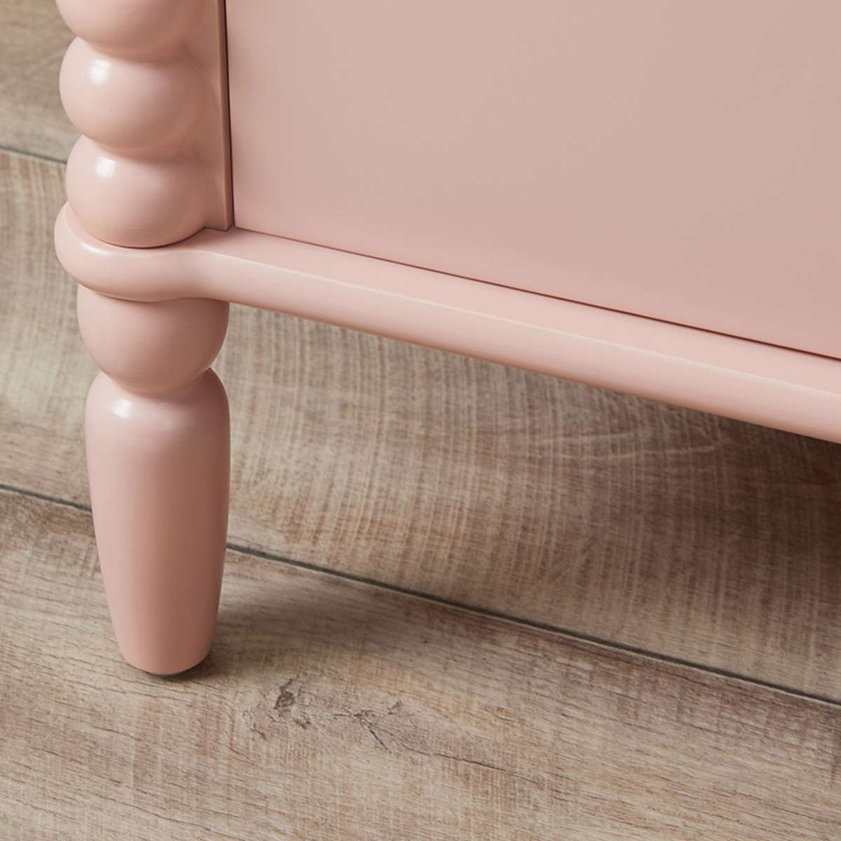 Betti Bobbin Bedside Table - Pink - Mocka New Zealand