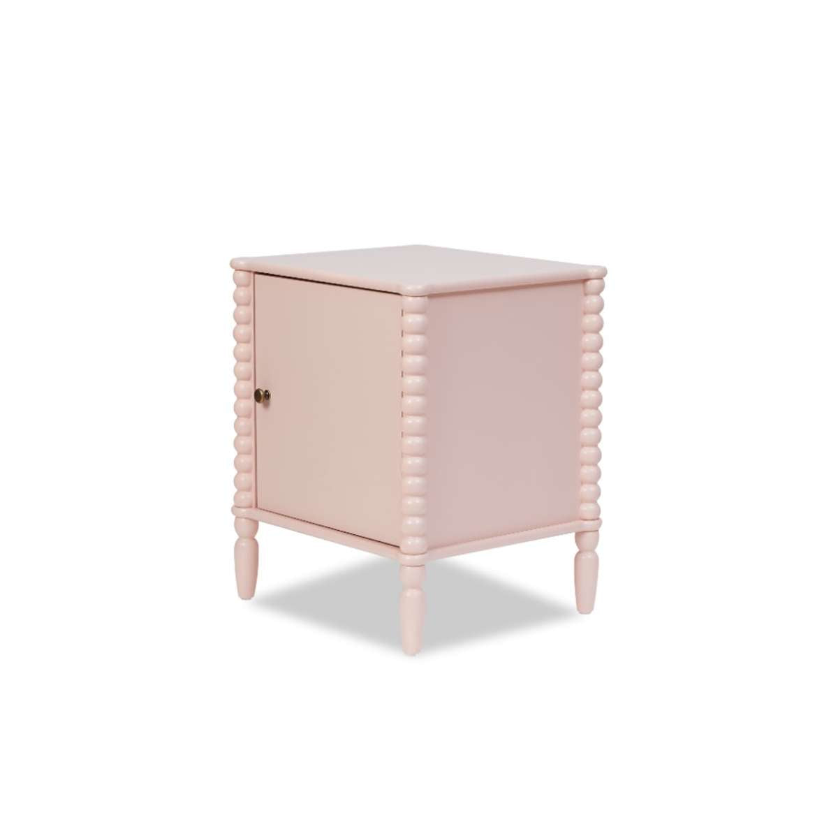 Betti Bobbin Bedside Table - Pink - Mocka New Zealand