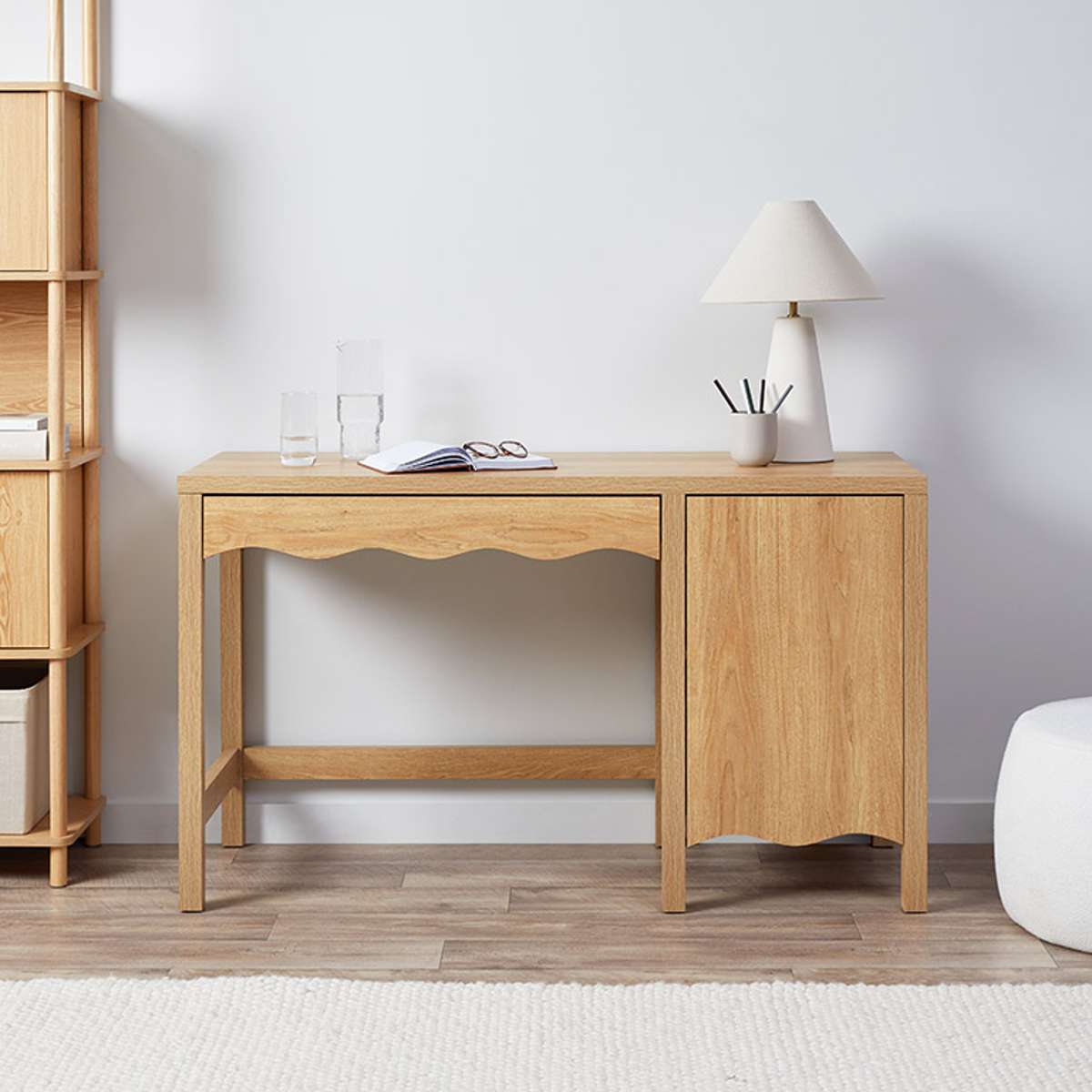 Malena Desk - Natural - Mocka New Zealand