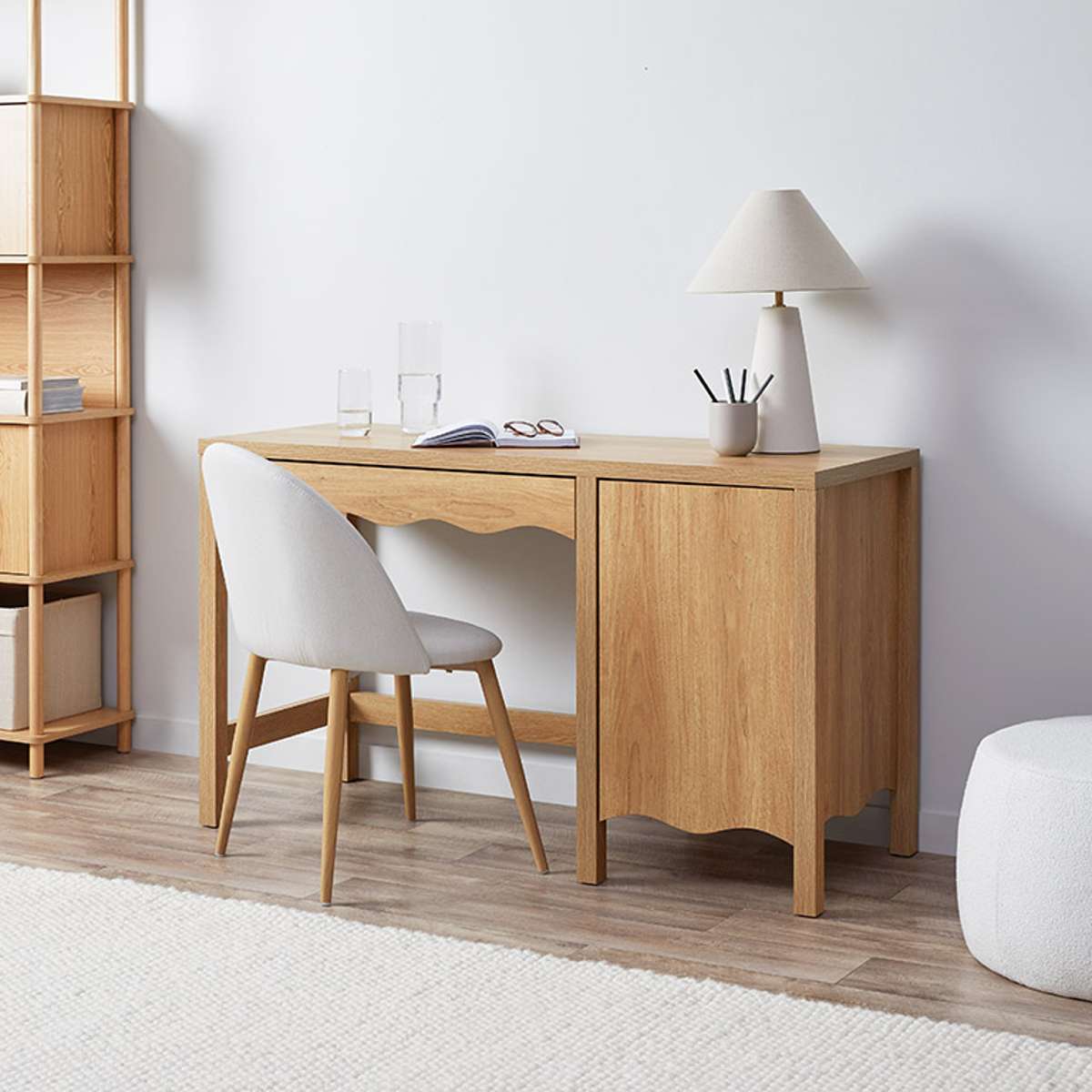 Malena Desk - Natural - Mocka New Zealand