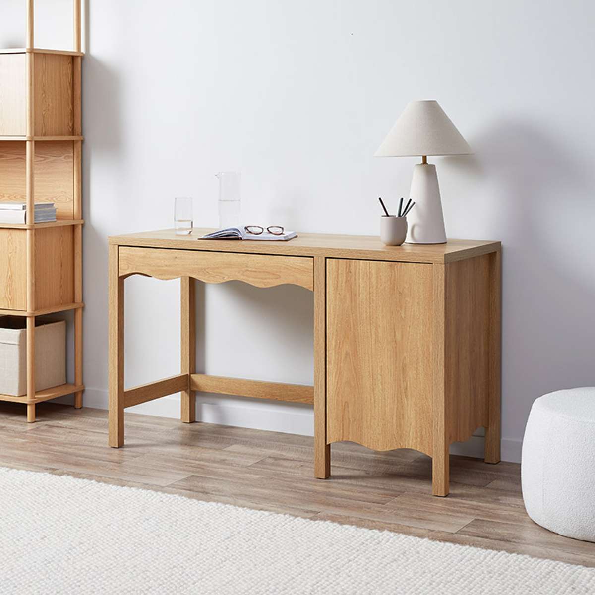 Malena Desk - Natural - Mocka New Zealand