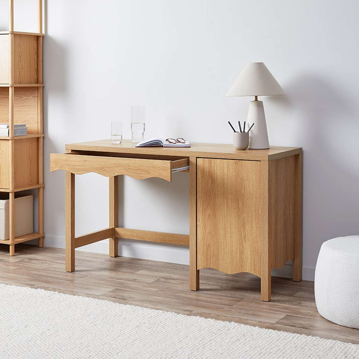 Malena Desk - Natural - Mocka New Zealand