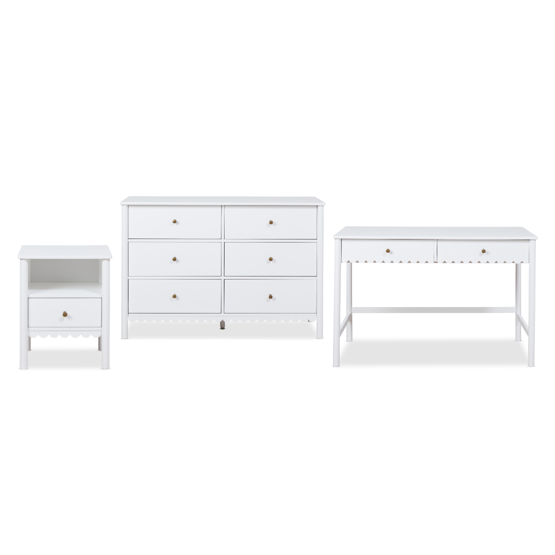 Maisie Three Piece Bedroom Set - Mocka New Zealand